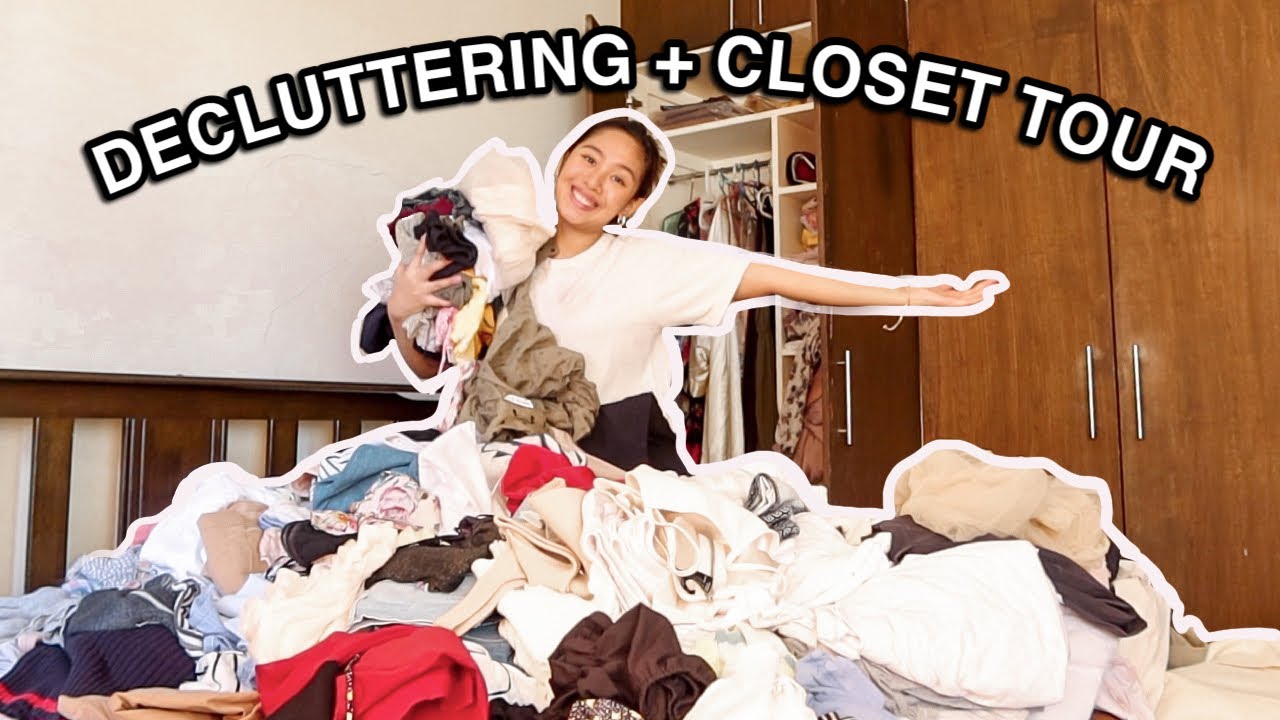 extreme closet cleanout + closet tour (philippines)