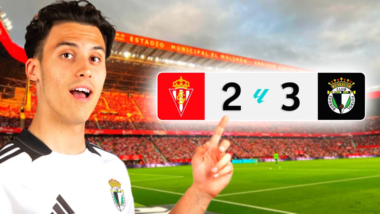 ASÍ VIVÍ EL PARTIDAZO: Sporting 2–3 Burgos CF