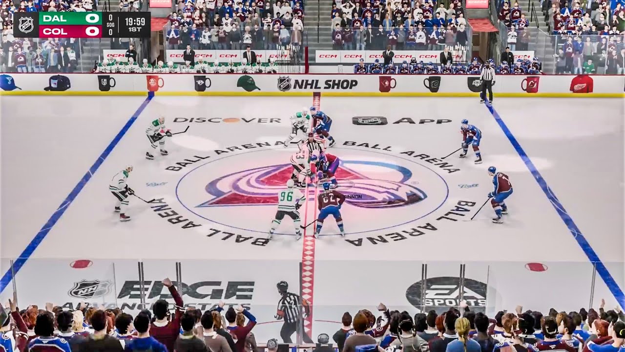 Матч «Колорадо Эвеланш» против «Даллас Старз» 18.03.2026, NHL 26.