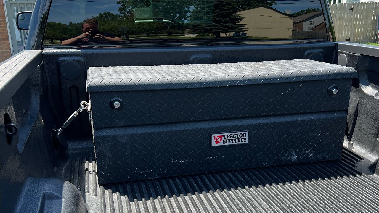Mounting tool box with NO DRILL method!!