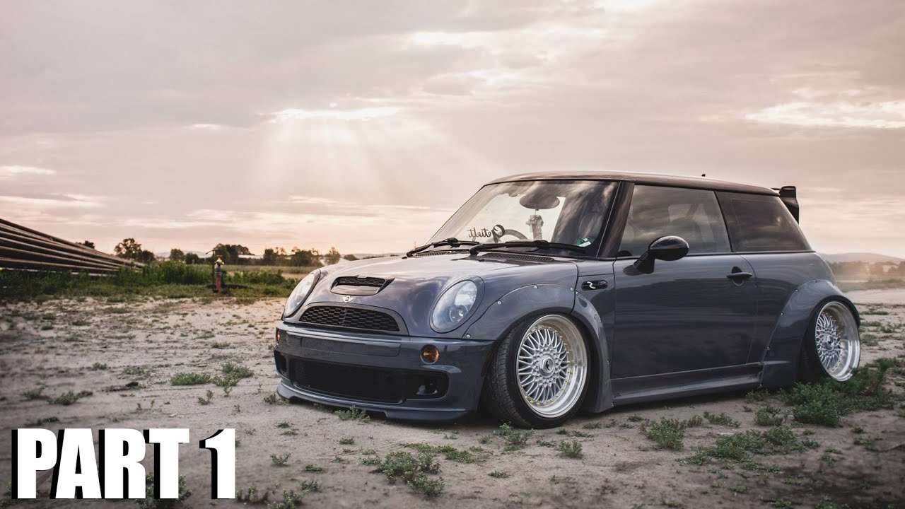 PUTTING A LIBERTY WALK KIT ON MY MINI COOPER PART 1 !!