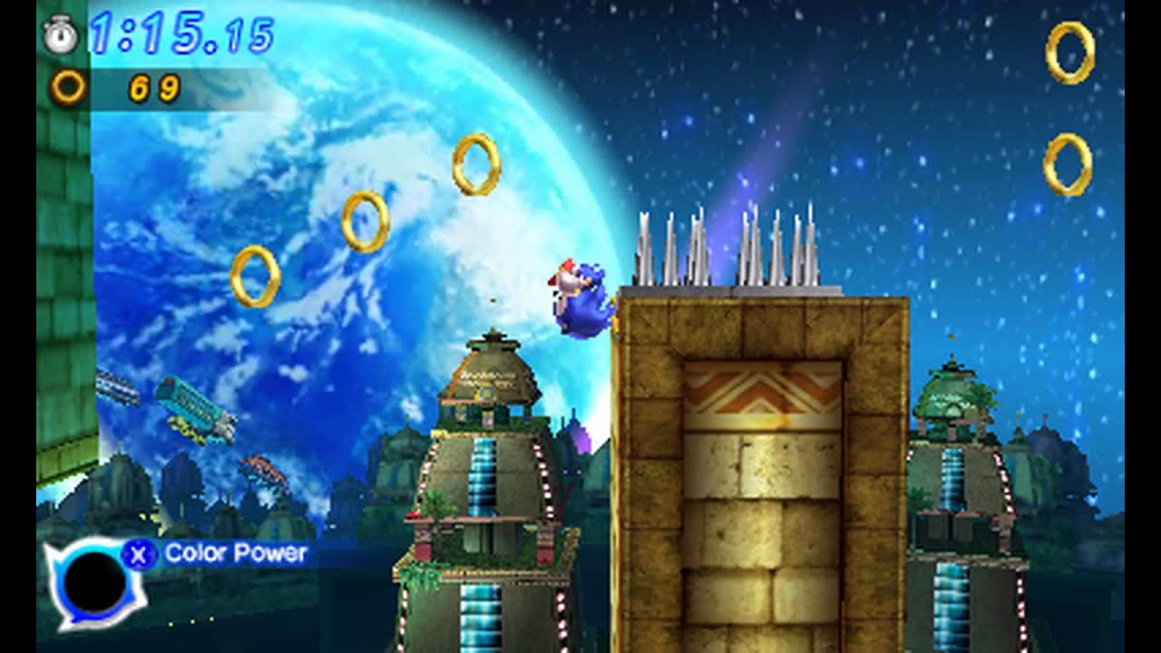 Sonic Generations 3DS - Classic Tropical Resort