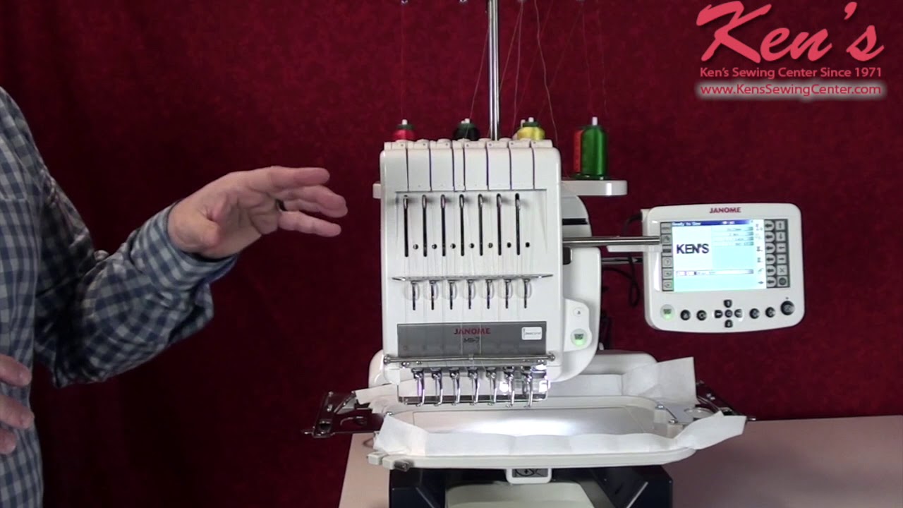 Janome MB7 with Arrow Ava Cabinet Overview by Ken's Sewing Center in Muscle Shoals, AL