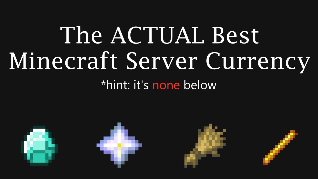 Лучшая на самом деле валюта для сервера Minecraft