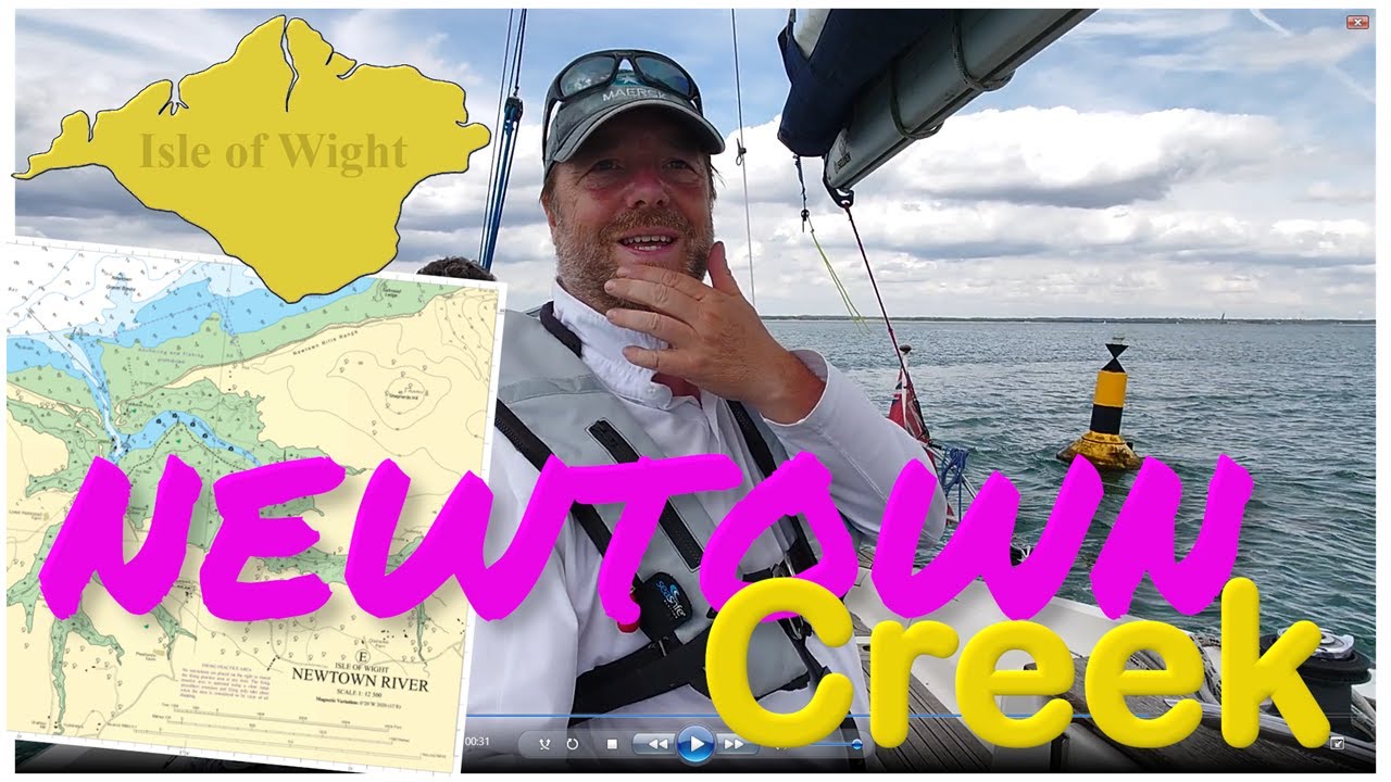 How to sail a small boat into Newtown harbour (Isle of Wight)