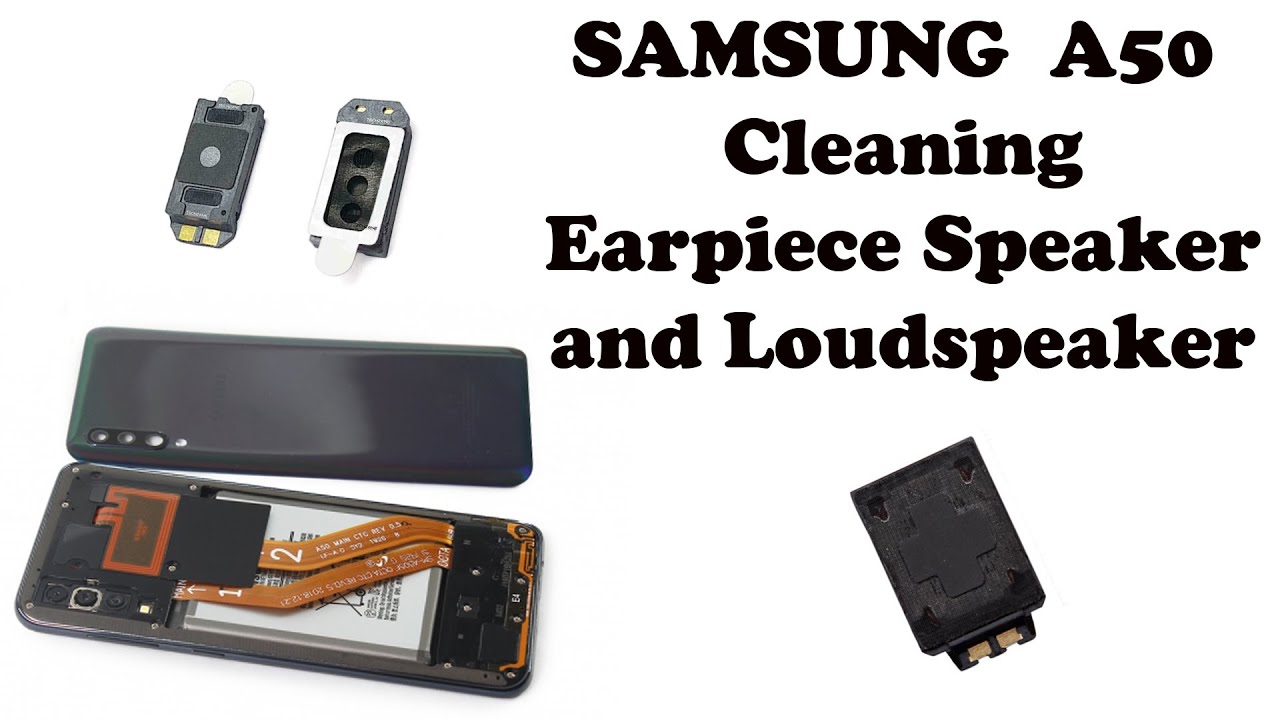 👉SAMSUNG  A50  Cleaning  Earpiece Speaker and Loudspeaker 👈#tech #technology #tipsandtrick