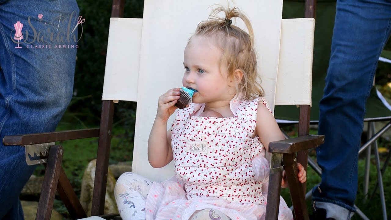 Sewing Tutorial for a DIY Toddler Baby Carrier