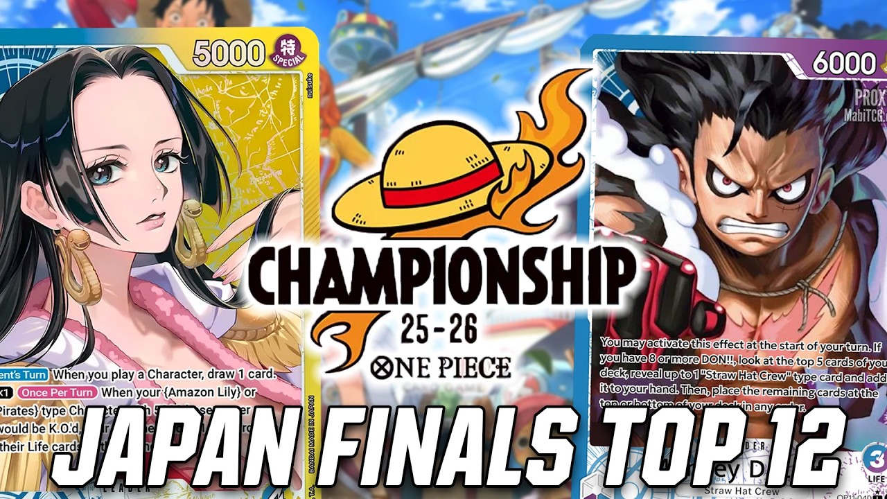 [EB04] OP11 UP Luffy vs OP14 UY Boa Hancock | Japan Finals Top 12 One Piece Trading Card Game