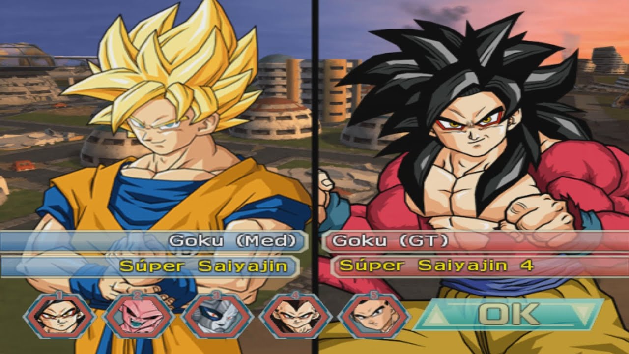 [TAS] First Transformation Vs Last Transformation (COM VS COM) | DBZ: Budokai Tenkaichi 4 Gameplay