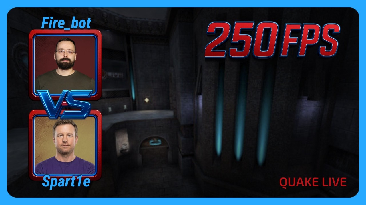 Spart1e vs fire_bot | 250FPS Quake Season 4 | BO3 | Quake Live
