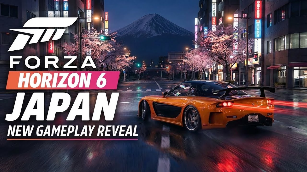 FORZA HORIZON 6: Japan - Official Gameplay Reveal 4K
