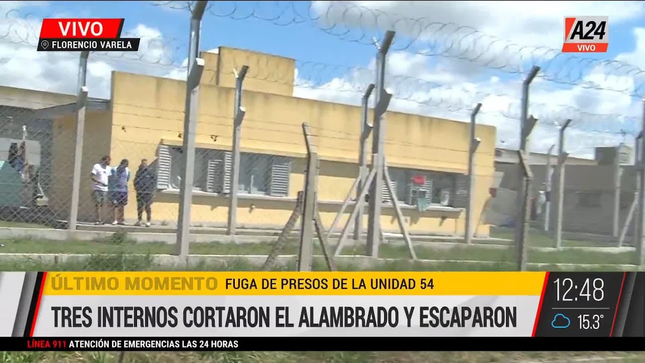 🔴 FUGA de PRESOS de la unidad 54 en Florencio Varela