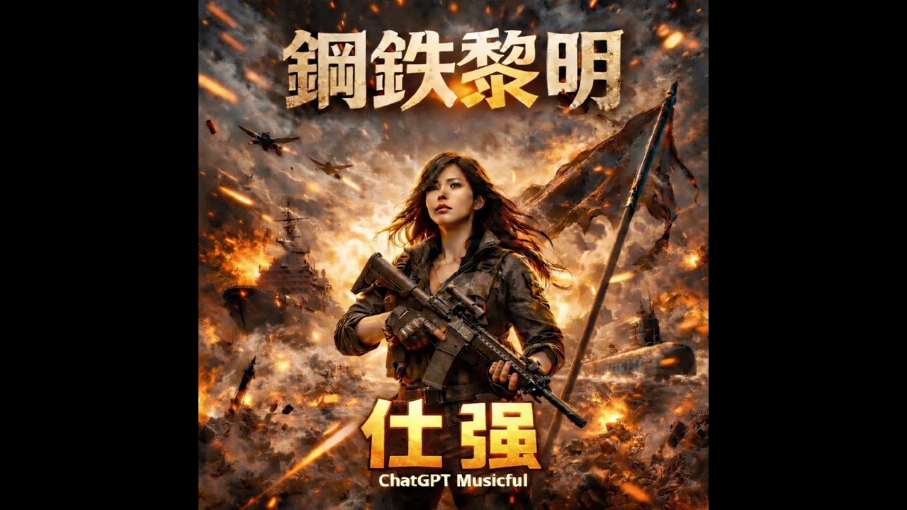 AI 歌曲---鋼鐵黎明。作者：仕強 / Chatgpt / Musicful 
