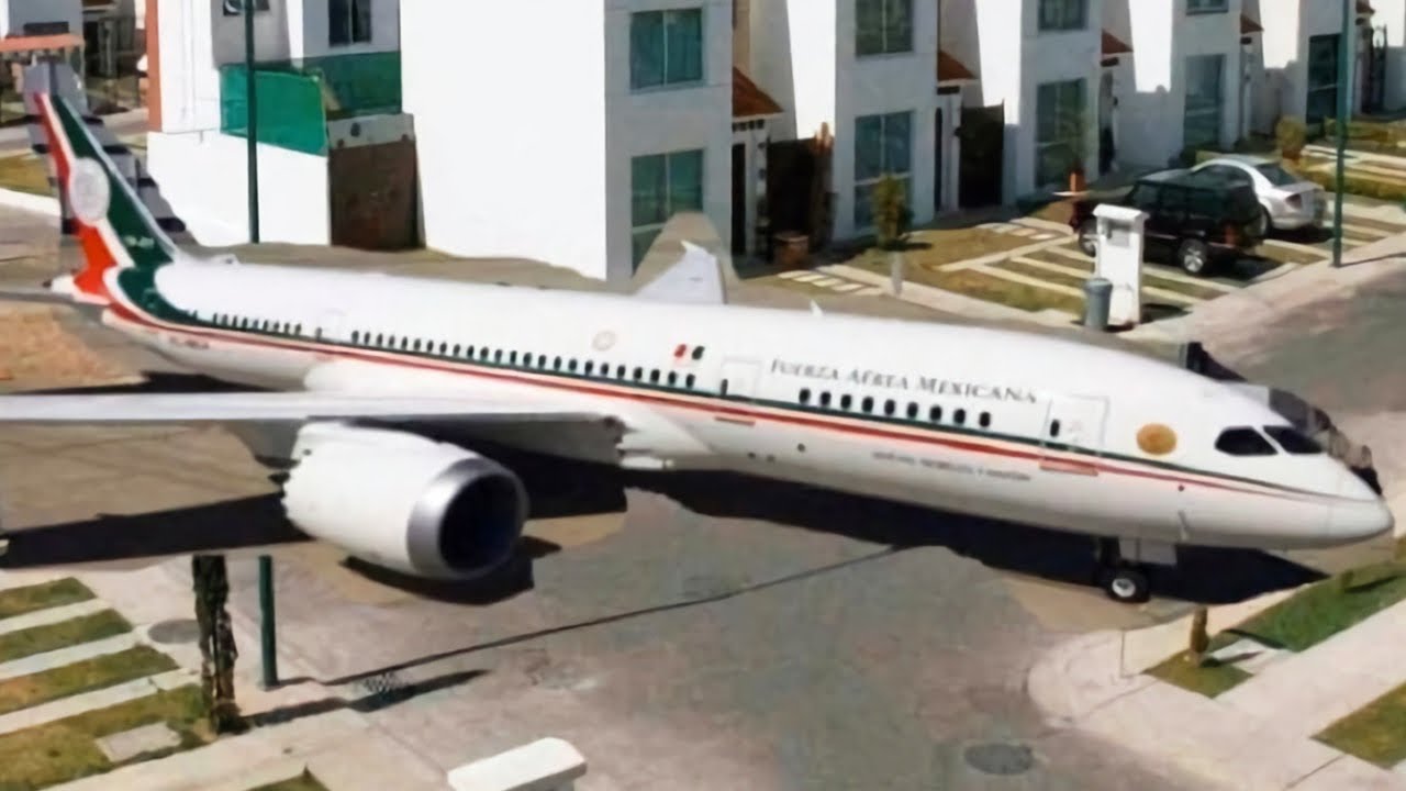 ME GANE EL AVIÓN DE AMLO ✈️