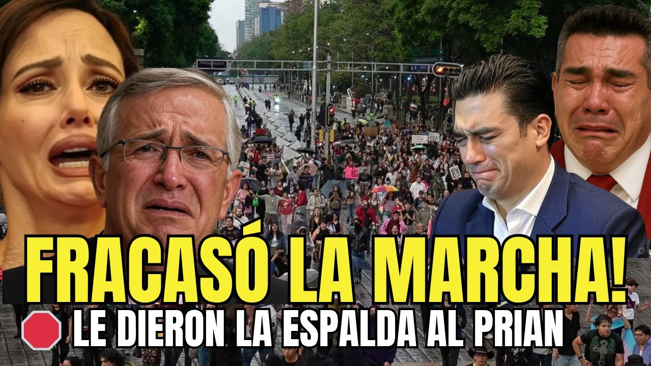 Result&oacute; un FIASCO la MARCHA del PRIAN