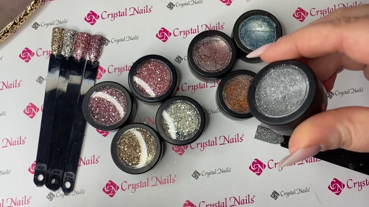TUTORIAL Diva Glitter e Flash Glitter Crystal Nails con Erika Martinez
