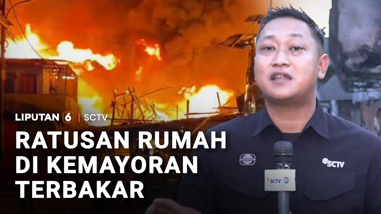 Pantauan Langsung Kebakaran di Kemayoran | Liputan 6