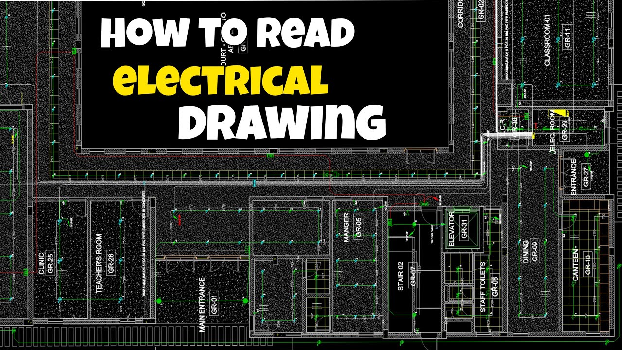 how to read electrical drawing in ksa