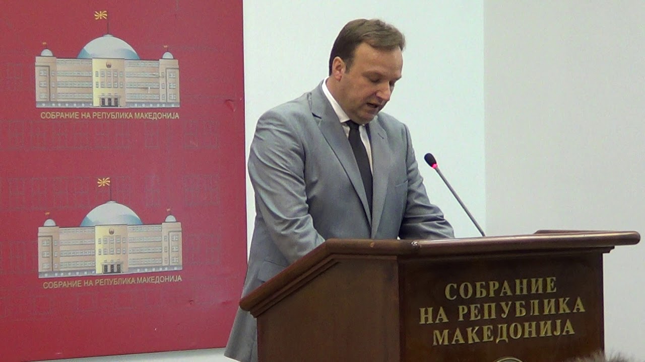 Statement: Emil Dimitriev MP (VMRO DPMNE)