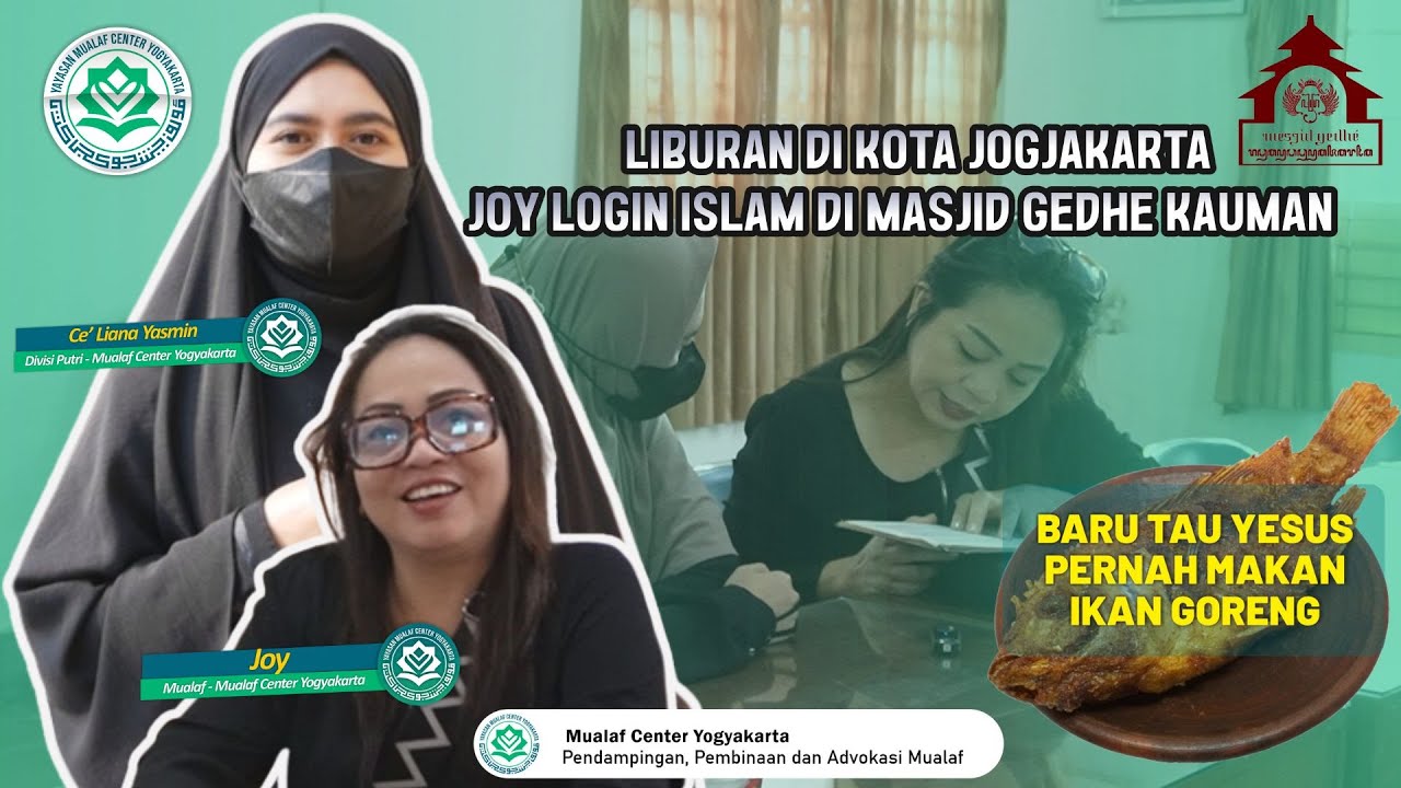 🔵 LIBURAN DI JOGJA EHH LOGIN ISLAM SEKALIAN | MOMEN JOY SYAHADAT | MUALAF CENTER YOGYAKARTA