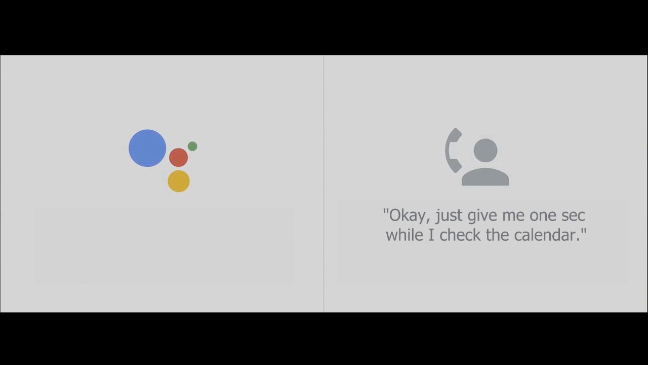 Parody Google Assistant AI phone call