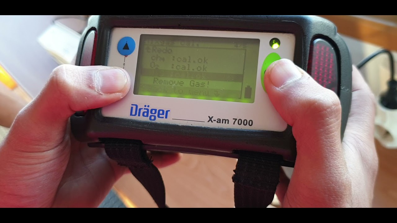 GAS INSTRUMENT DRAGER XAM 7000 calibration done