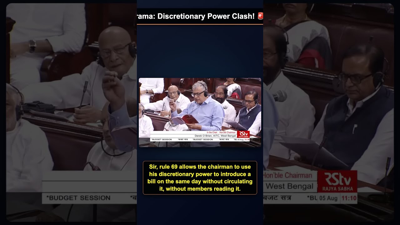 Parliamentary Drama: Discretionary Power Clash!