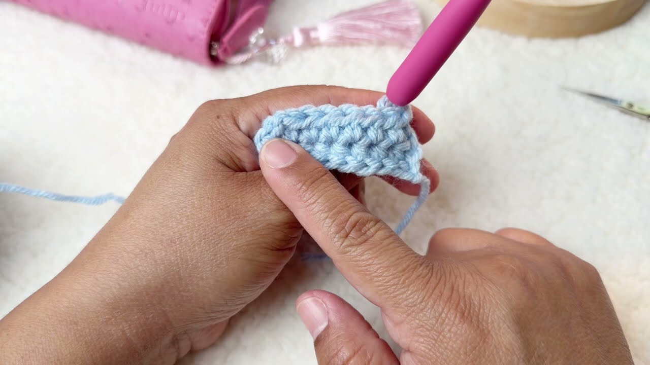 🧶PUNTO MEDIO ALTO SIN CADENAS DE INICIO 🧶
