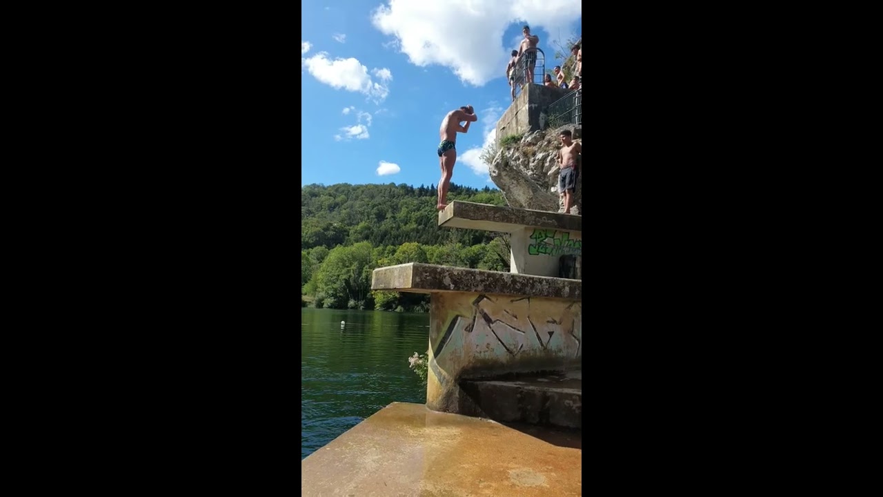Cilff Diving session 02 ft Justine, Sasha et Noah