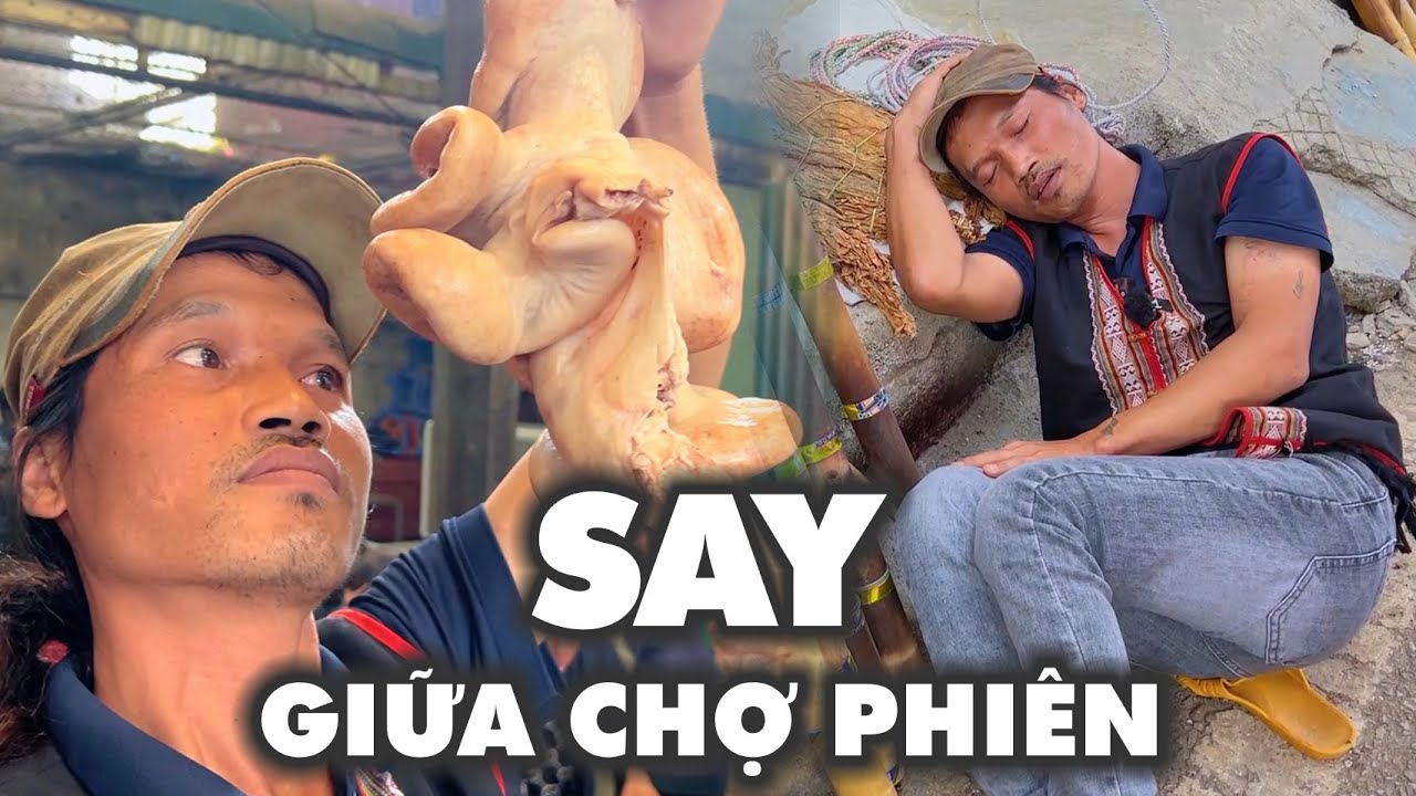 GIÀ LÀNG THẨM RƯỢU SAY NGẤT TẠI PHIÊN CHỢ MÈO VẠC HÀ GIANG