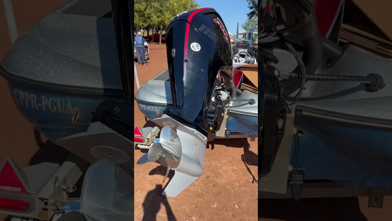 Teste barco Bass Tick motor Mercury 115 ProXs h&eacute;lice Fury P24