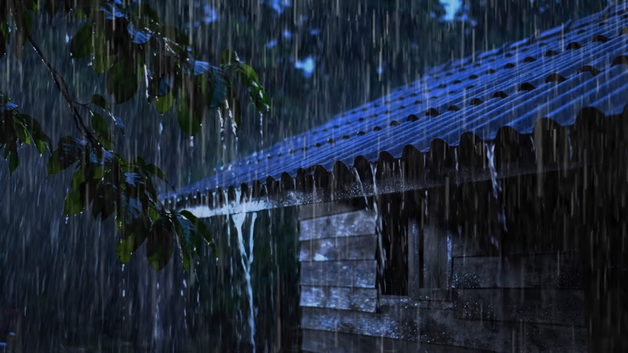 Powerful Rain and Thunder Sounds For Sleeping - Rain Sounds to Relax The Mind and Sleep Soundly