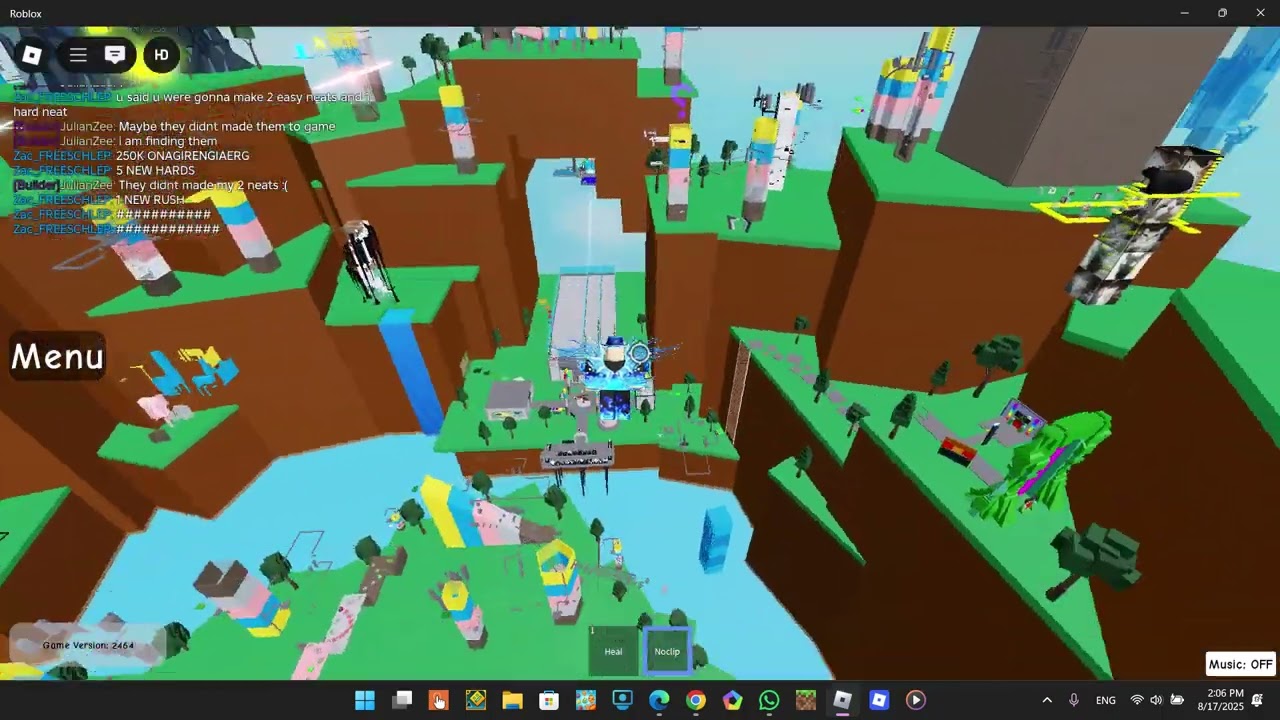 NEAT VARIATIONS NEW UPDATE!!! (A BUILDER FRIENDED ME!!!)