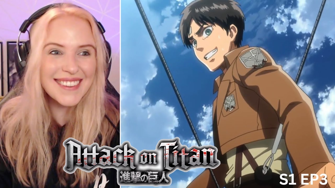 First Time Reacting to Attack on Titan: S1 Ep3