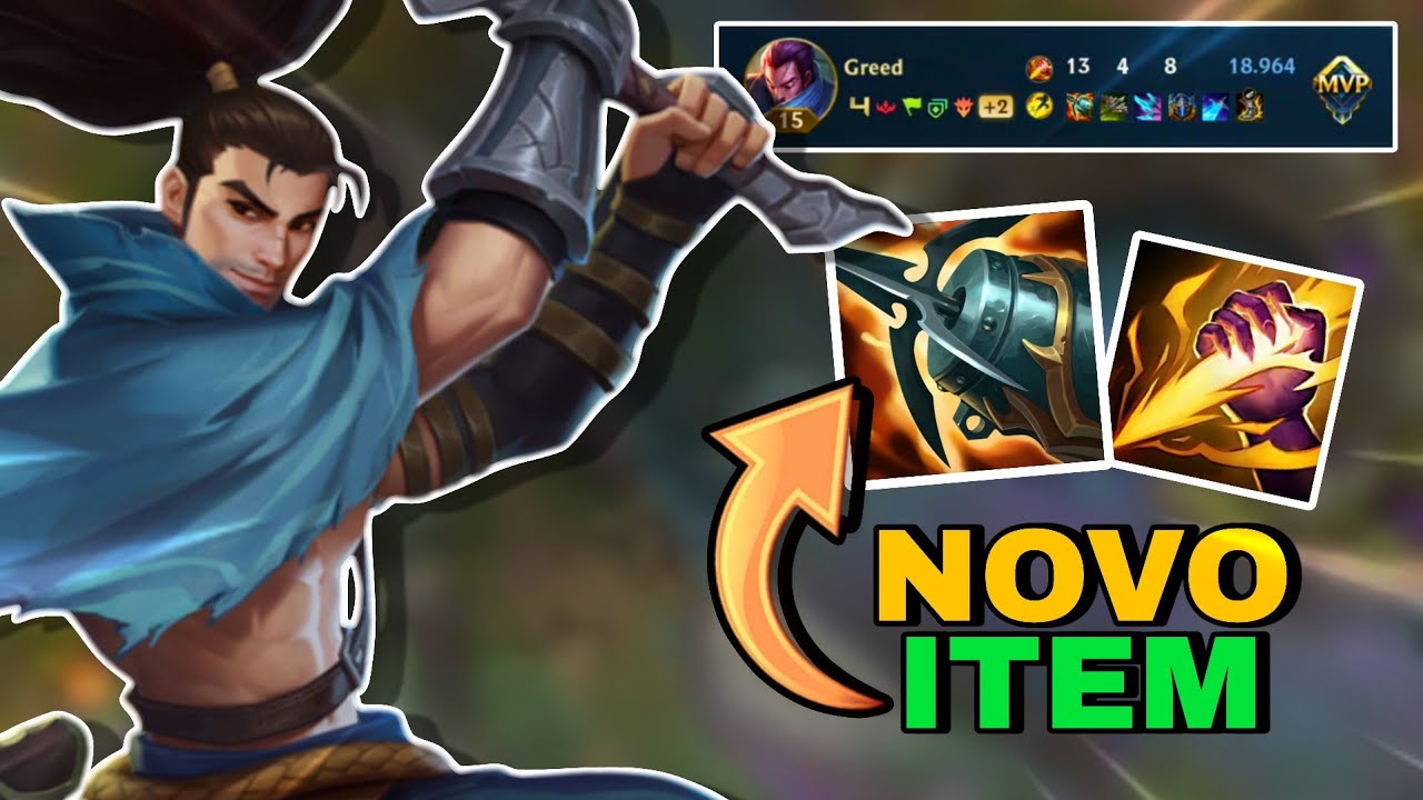 NOVO ITEN BROKEN? MATA KRAKENS É META NA JG? MONO YASUO NA JG || LoL Wild Rift 
