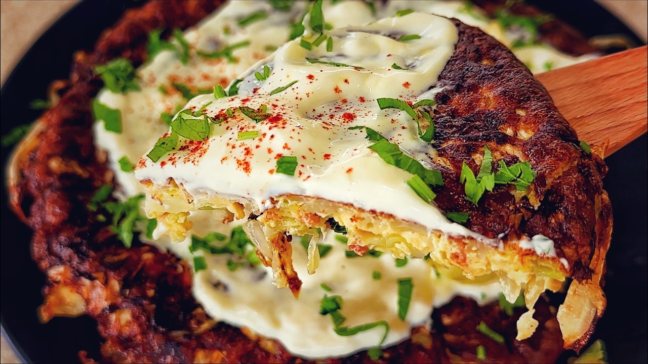 Quick & Easy High-Protein, High-Fiber Breakfast with Leftover Cabbage & Bacon