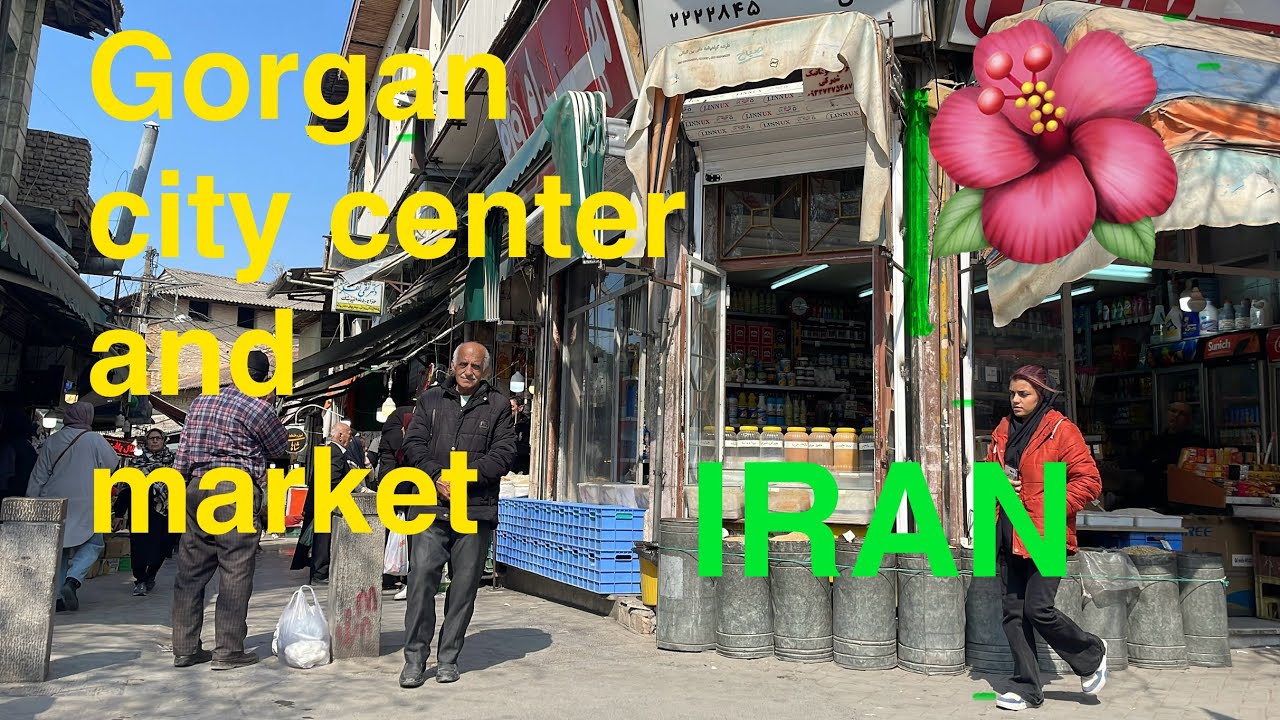 Gorgan city center and market |IRAN. #iran  #travel golestan #market