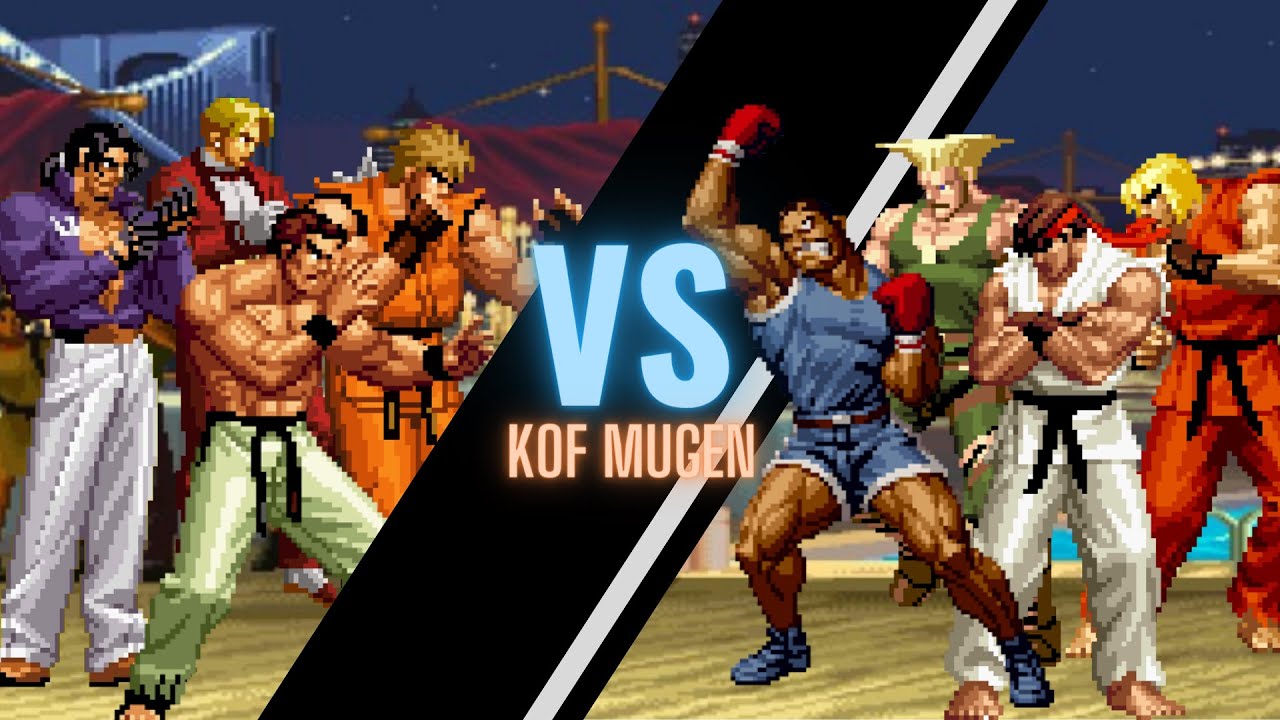 KOF MUGEN Street Fighter Team vs Art of Fighting Team