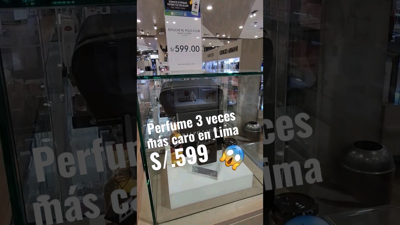 Perfume cuesta el triple en Lima