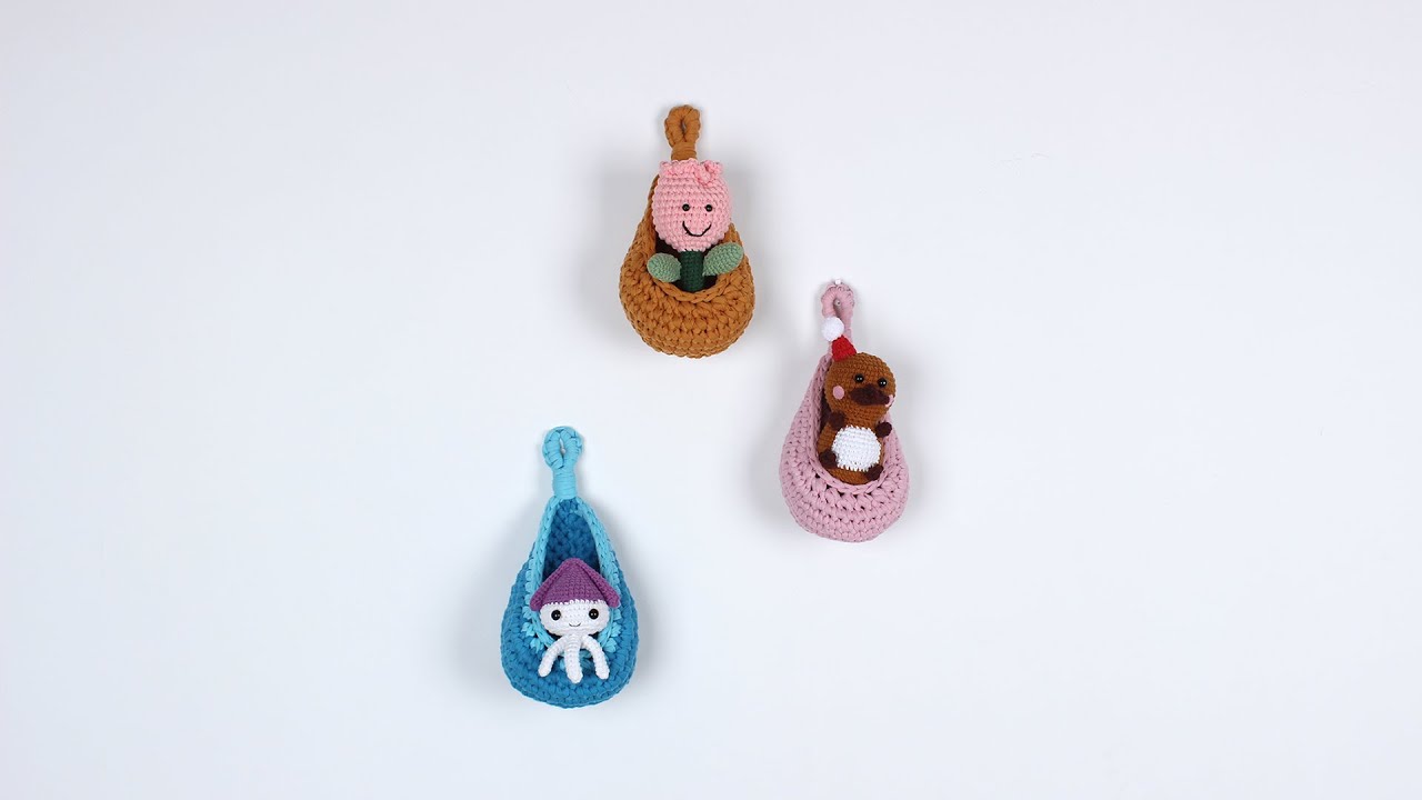 温馨的居家小物,ins风吊篮,收纳装饰两不误crochet