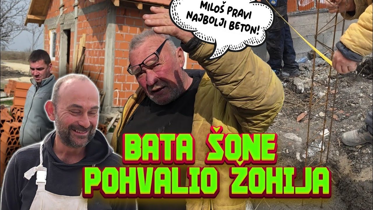ZOHAR NEMOZE DA PREZALI ARMATURU OD 4.5 METARA.ZAPOCELI STOPU ZA STEPENISTE EP/143