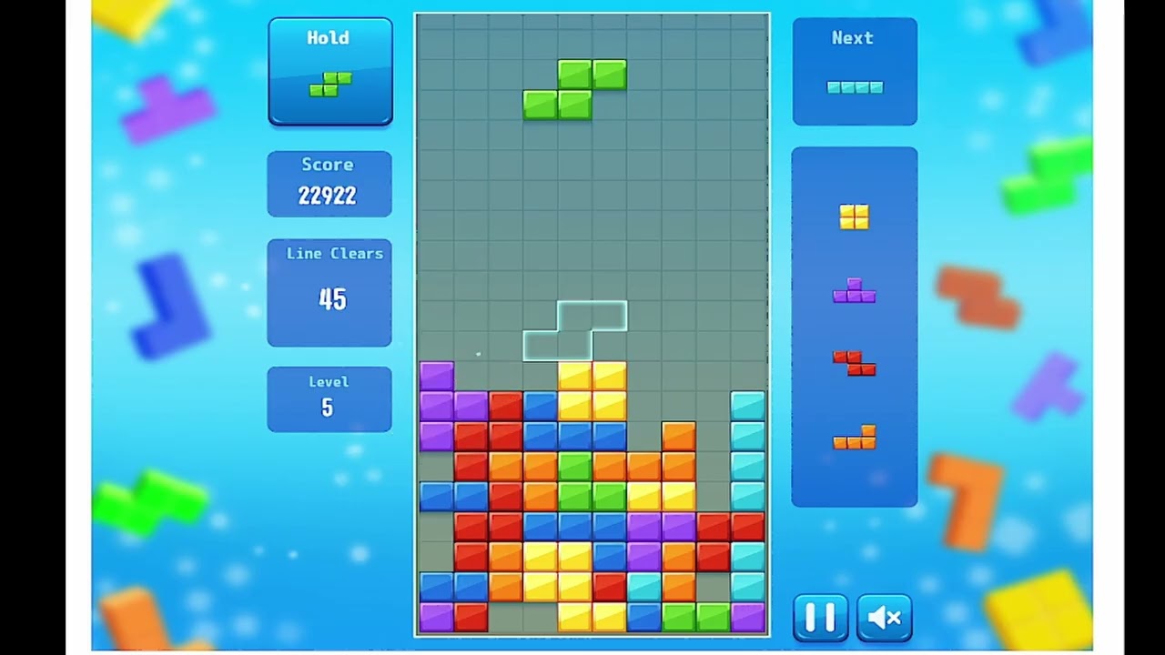 テトリス 無料ゲーム【Tetris HTML5】ダウンロード不要 #31