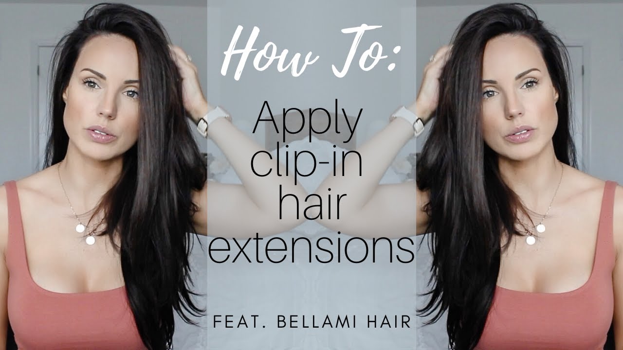 How to: Clip in Hair Extensions feat. Bellami Hair