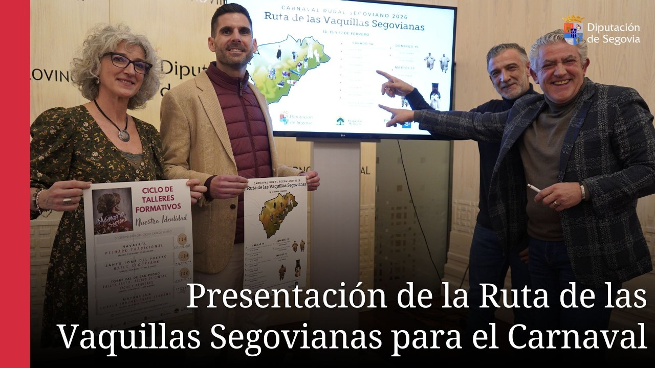 La Diputación y la Asociación Despertar Memoria presentan la Ruta de las Vaquillas para el Carnaval