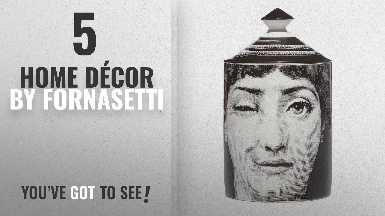 Top 10 Home Décor By Fornasetti [ Winter 2018 ]: Fornasetti SILENZIO Candle - 3-92 CAN300SI