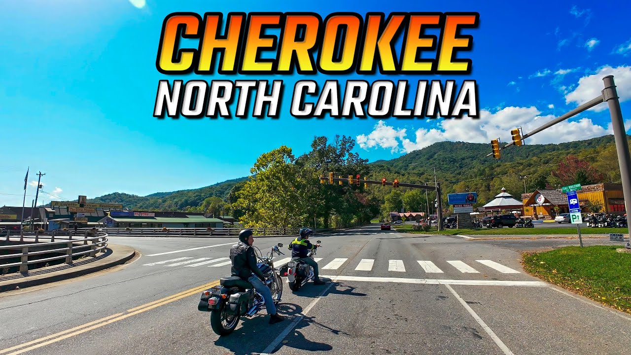Cherokee North Carolina Driving Through