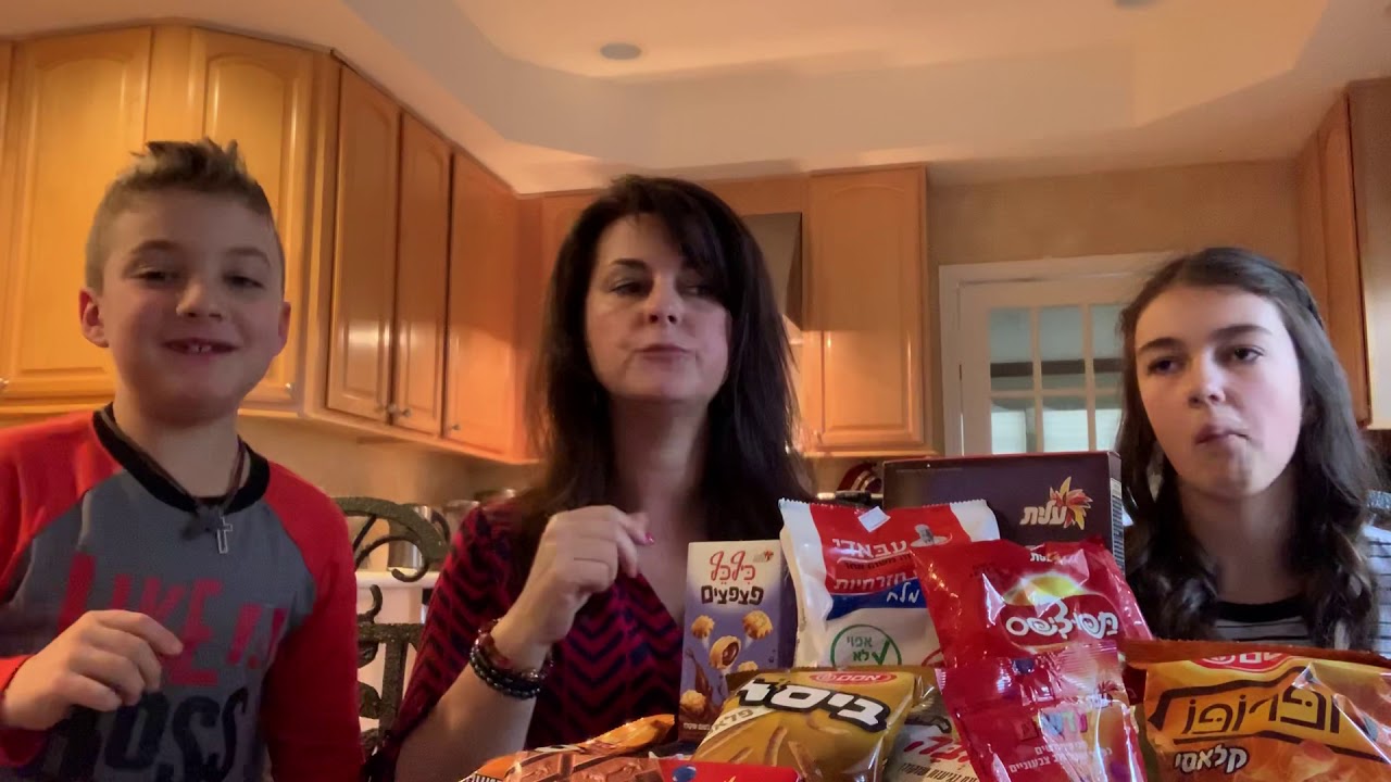 The Snack Attackers try Israeli snacks. Part 1.