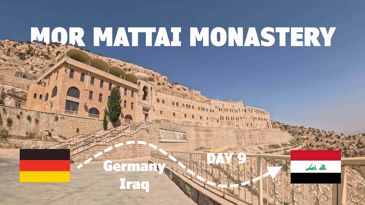 i went to a SYRIAN ORTHODOX Monastery in Kurdistan 🇹🇯| Germany to Iraq 🇮🇶 by car?! Day 9