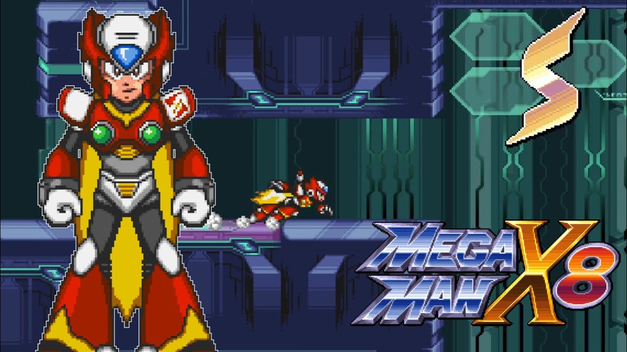 MEGA MAN X8 DEMAKE - ZERO | TROIA BASE | OPTIC SUNFLOWER | GAMEPLAY 05
