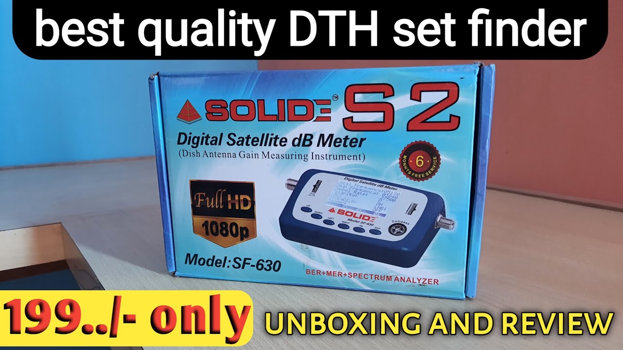 सिग्नल सेटिंग के लिए चिल्लाना बंद || best quality DTH set finder